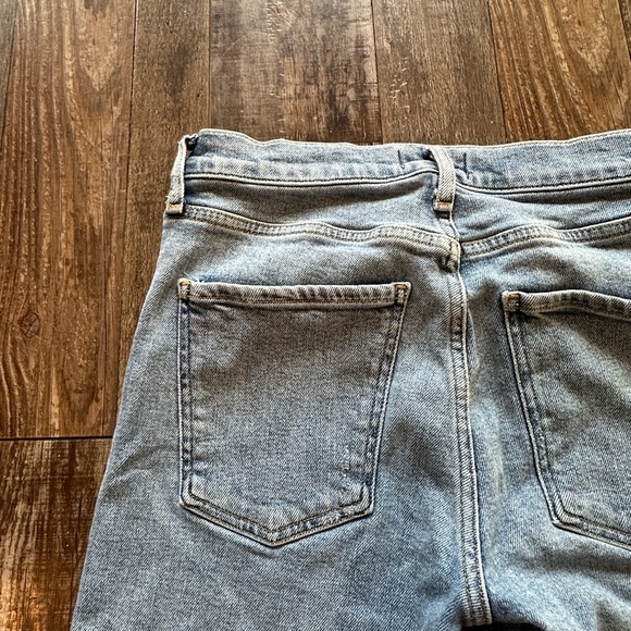 Agolde Toni Mid Rise Straight Jean Medium Wash Size 27 - Picture 5 of 5
